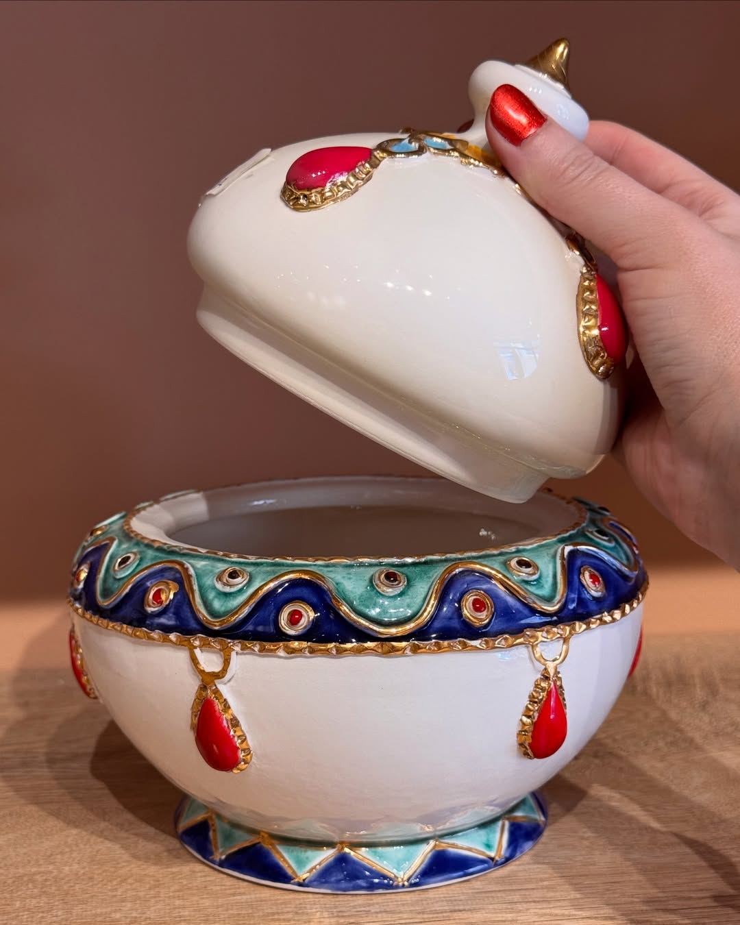 Tambor de marco de cerámica